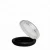 Plastic cosmetic packaging black empty compact powder case