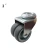 Import Plate swivel caster 3 inch black  wheel furniture caster wheel from China