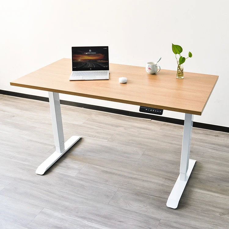 Popular Classic Office Furniture Black Modern Automatic Sit Stand Office Desk