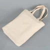 Popular Cotton Canvas Tote Bag Heavy Duty Gusseted Shopping Bag for Weekend Overnight School Book