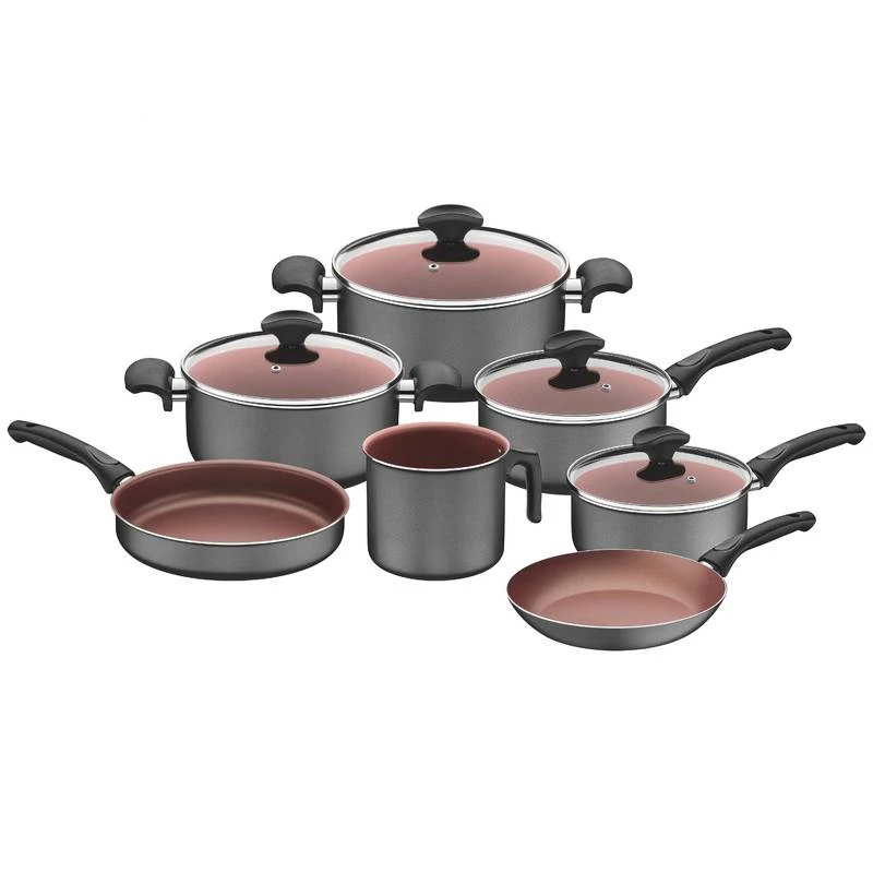Popular selling 7pcs Promotional Aluminum Nonstick Cookware Set