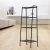 Import portable 4 tiers modern black storage  metal living room corner wall kids bookcase book shelf shelves for home from China