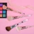 Import Portable Eyeshadow  Eyebrow Brush Cosmetic Brushes Makeup 4 in 1 Kiss Blush Brush Set from China