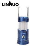 Portable LED Camping Lantern , Brightness Led Handheld Light Led Collapsible Camping light