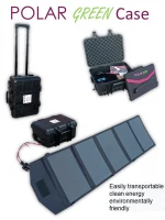 Portable Solar System Generator 200W Electric Power Supply - Inverter Battery Charger - Solar Panel - Green Electricity Source