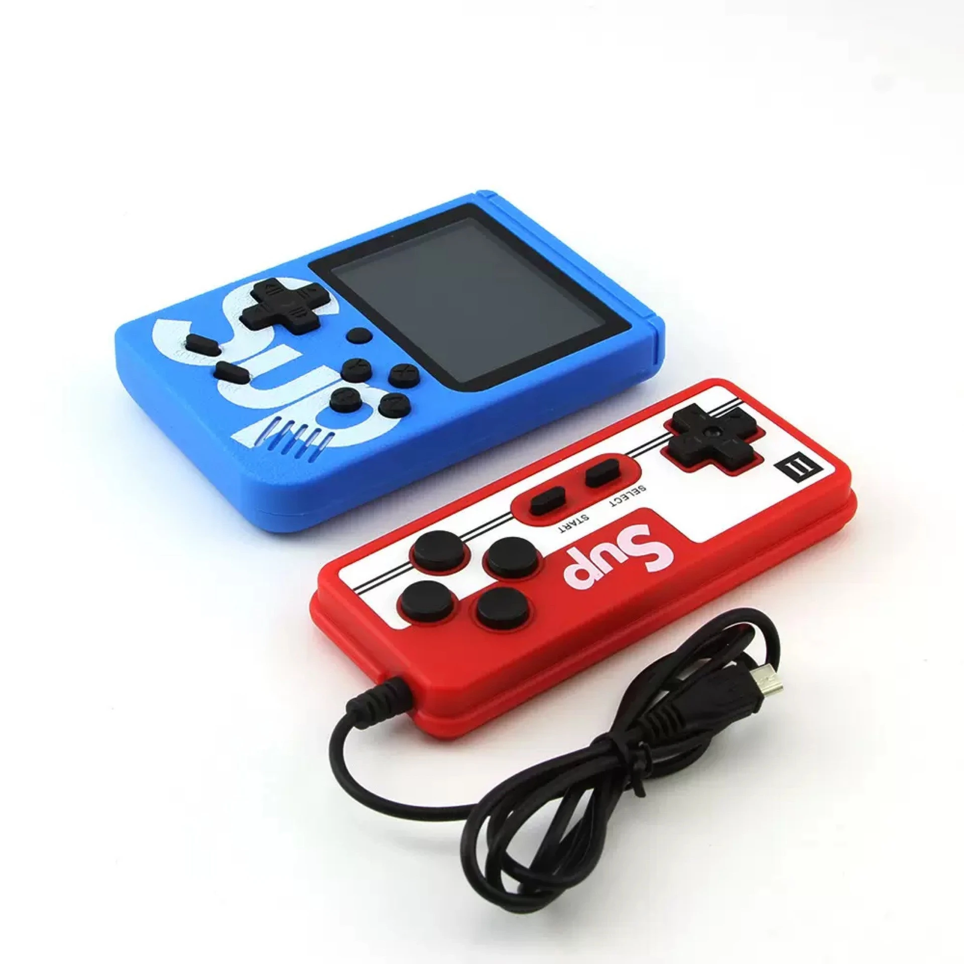 portable SUP double With 3m TV Cable Classic games 400 in 1 Video Mini handheld game player box consola sup retro game console