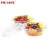 Premium clear high borosilicate glass crystal pot glass casserole with cover