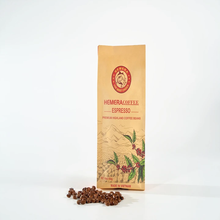 Premium Light Roasted  Espresso Coffee Bean From Arabica and Robusta Coffee In Vietnam