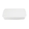Premium Quality White Enamel Porcelain Square Plates
