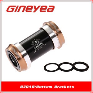 Press On Bearing Bicycle Bottom Bracket 24mm Axle Gineyea B30AR