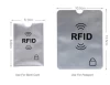 Printable Waterproof Aluminum Card Holder RFID Blocking Sleeve RFID Blocking Pasport Holder