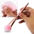 Import Private label 8PCS Makeup Brush with Groove, Rose Gold Makeup Brush for girls Heart Shape Beauty Makeup Tool from China