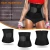 Import Private Label Double Compression Sweating Slimming Black Women Waist Trainer with Adjustable Sticker from China