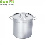 Professional  aluminum cooking pot cookware set stainless steel sanding pot soup & stock pots