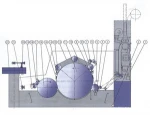 professional polyester cotton carding machine