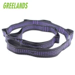 Professional Polyester Yoga Stretching Strap With 10 Loops for Gym Fitness Equipment Hot Selling Yoga Strap Exercise Band