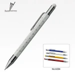 Promotional metal pencil with ruler and touch screen