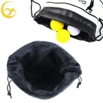 PU Leather Golf Pouch Golf Accessories Ball Bags Golf Pouch Bag Storage Bags