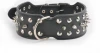 PU rivet dog collar spiked leather large pet collar new dog neck collar