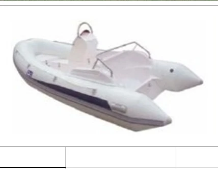 pvc inflatable rigid boat fiberglass inflatable boat rigid rubber boat made in China