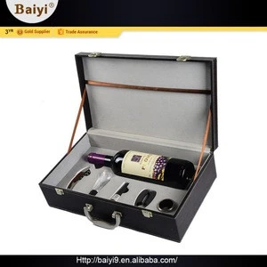 Quality Assured Excellent Wine Accessories Mini Travel Bar Set With Box