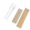 Quanhua Disposable Soup Spoons PLA Compostable Disposable Spoon Cutlery