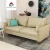 Import Queenshome house furnitures in guangzhou modern divan de salon dubai classic fabric 3 seater couch living room sofa from China