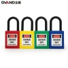 QVAND 38mm Red LOTO Lockout Tagout Safety Padlock plastic Non-conductive Nylon Shackle blue