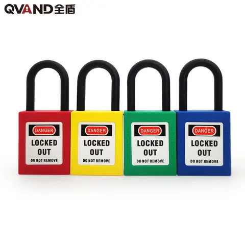 QVAND 38mm Safety Keyed alike padlock  red lock out tag out china lockout loto devices osha tagout insulation