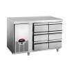 R261-1 Shinobal Kitchen Refrigeration Equipment 1.5m 6 Drawers Fancooling Drawer Refrigerator