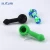 Import Random Portable Organic Water Silicone Tobacco Pipe With Glass Bowl Smoking Pipes Accessories from China
