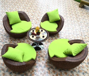 Rattan Garden Outdoor Furniture chair and table