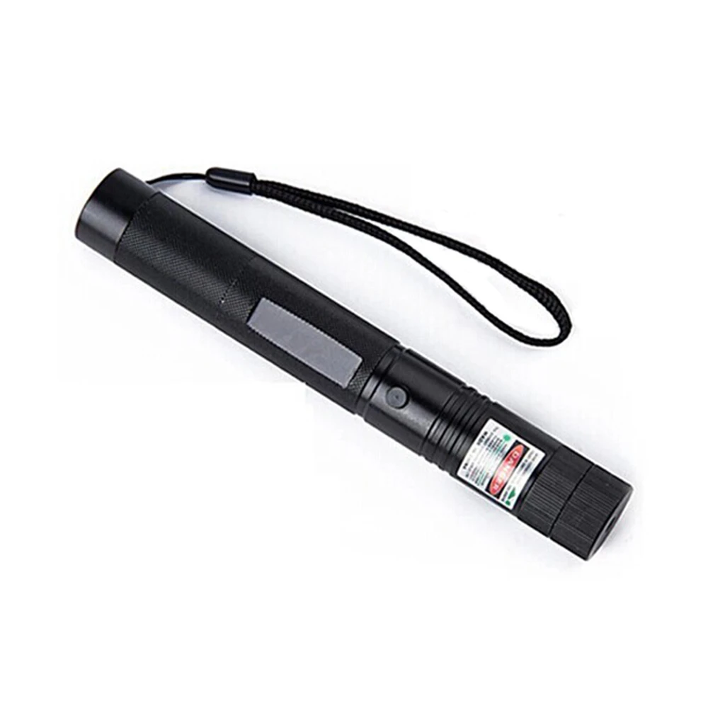 Rechargeable Battery Green 303 Twinkling Star Laser Pointer Safety Key Burning Match Laser Pen
