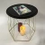 Import Recycled  wood top metal  round smart side table from China