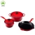 Import Red Enamelled Round cast iron cookware set with lid cooking pot from China