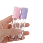 Refillable Vials Sample 6.4ml Empty Round Tube DIY Lip Gloss Bottle Lipstick Container