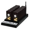 Restaurant 20 Pagers 433.92MHz Coaster Pagers Wireless Guest Waiter Queuing System