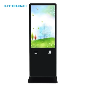 Restaurant information ordering and payment kiosk terminal LCD smart screen information kiosk terminal