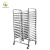 Import Restaurant Serving equipment 6-16 layers stainless steel hotel room kitchen food service cart / GN PAN Trolley from China