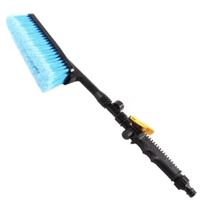 Retractable Long Handle Car Wash Brush Water Foam Flow Auto Cleaning Brushes Care Washer Tire Clean Tool Maintenance