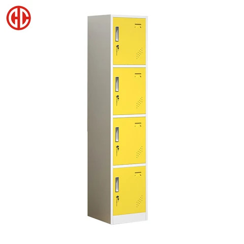 Buy Ropero Armario Storage Steel 4 Door Single Clothing Locker/wardrobe ...