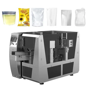 Rotary Automatic Stand Up Spout Bag Mineral Water Pouch Packing Machine