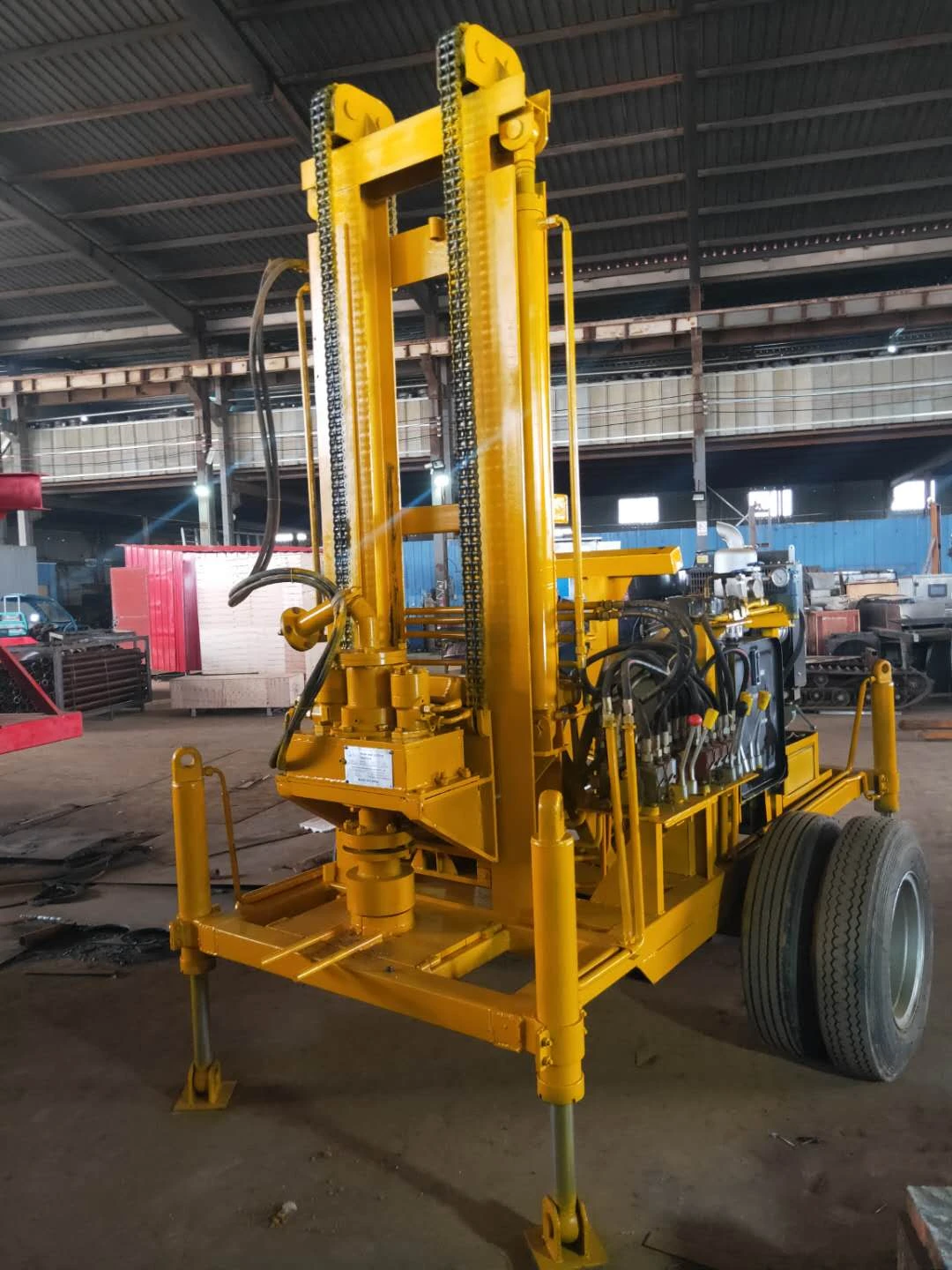 Rotary well drilling machine water drilling rigs with truck