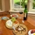 Import Round and eco-friend Bamboo Cheese Board with Cutlery Set from China