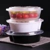 Round food safe wholesale plastic serving trays / take away food container