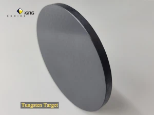 Round Metal W Tungsten Target 3N5 ground surface Sputtering Target