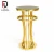 Import Round or square stainless steel frame gold cocktail bar table for wedding from China