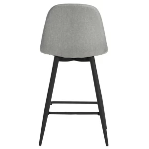 RTS USA Drop Ship Upholstered Fabric Bar Stool  Counter Stool Bar Chairs with Backrest and Footrest