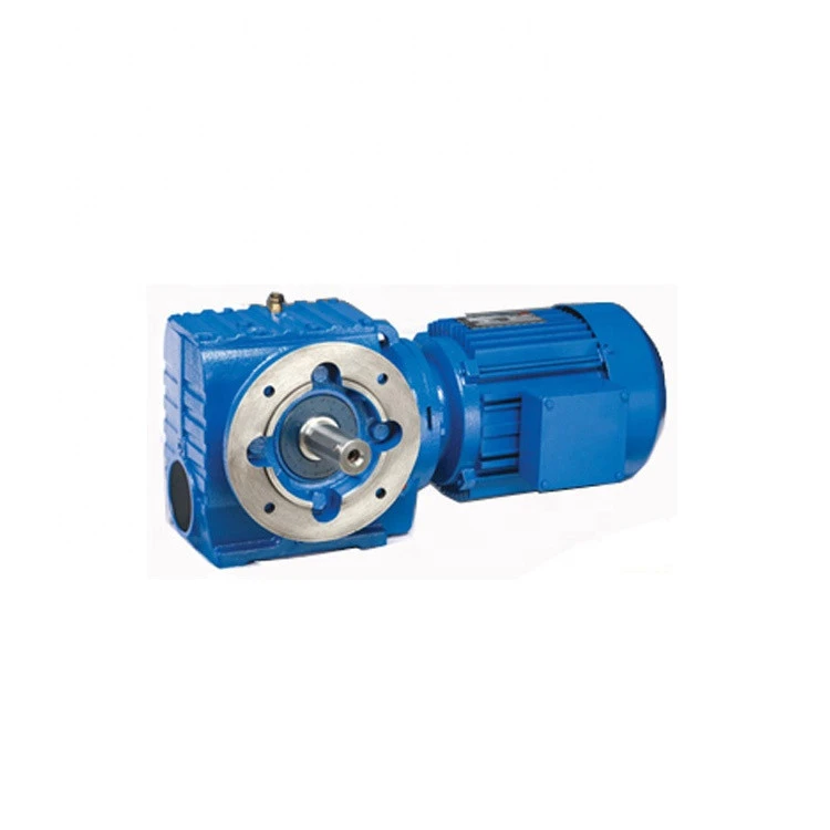 S Series Helical right angle worm  gearbox transmission gear speed reducer for Stereoscopic warehouse