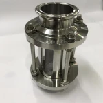 Sanitary Stainless Steel 304 316L In Line Sight Glass